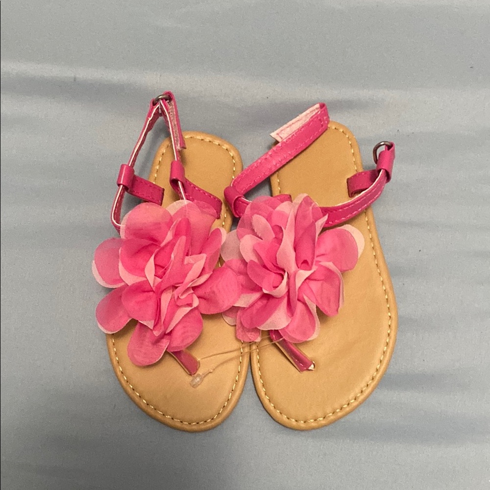 Pink Floral Sandals